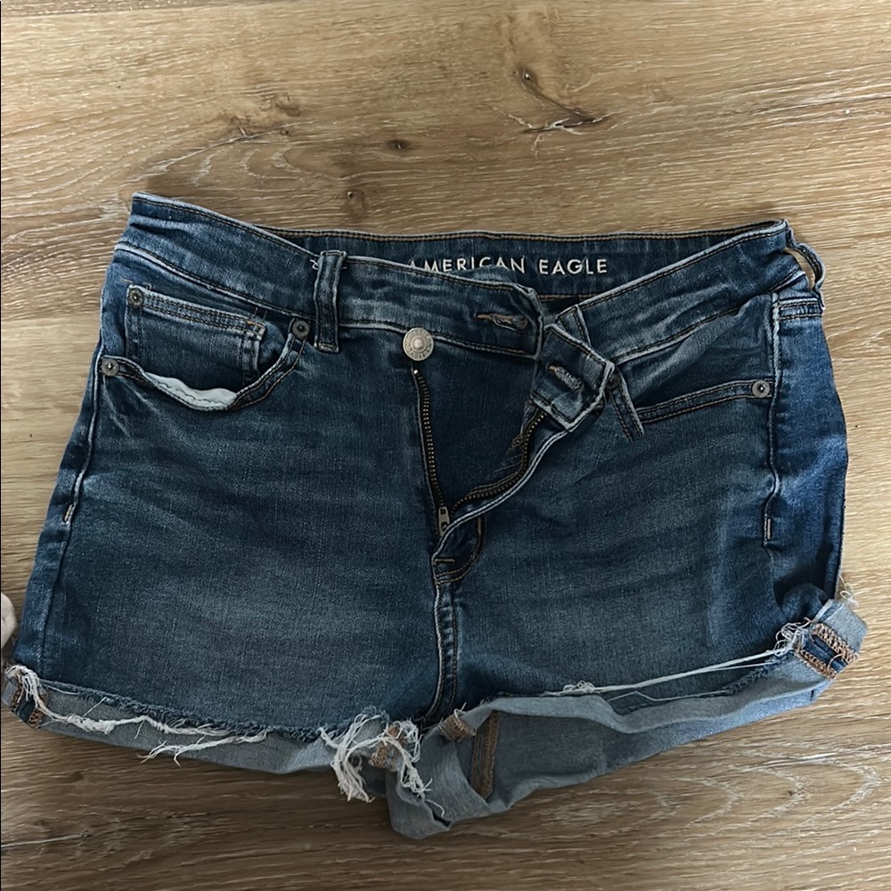 American Eagle Outfitters Women's Blue Denim Shorts